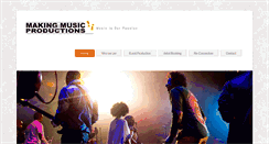 Desktop Screenshot of makingmusic.co.za