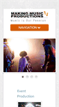 Mobile Screenshot of makingmusic.co.za